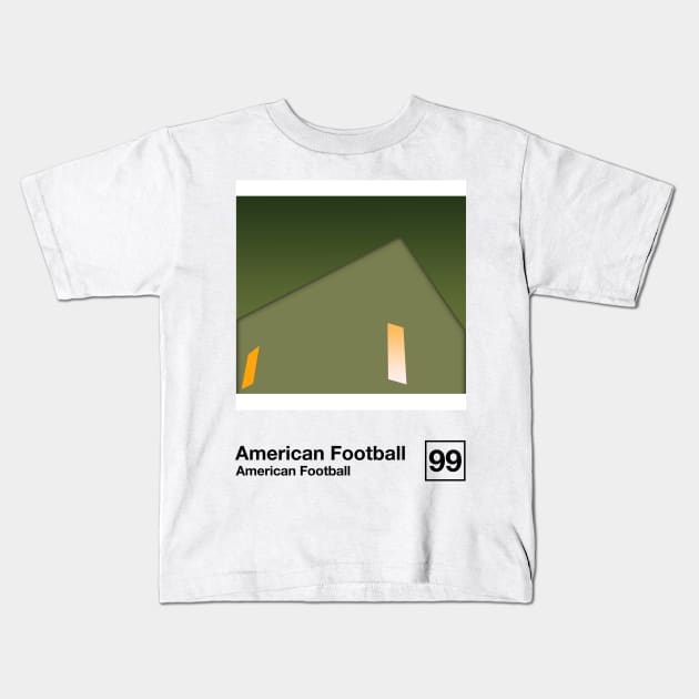 American Football / Minimalist Graphic Artwork Design Kids T-Shirt by saudade